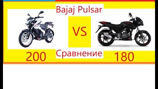 Сравнение Bajaj Pulsar 180 и Bajaj Pulsar NS 200