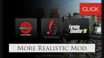 Farming Simulator 17 - More Realistic Mod (MR) [eng]