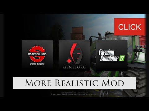 Farming Simulator 17 - More Realistic Mod (MR) [eng]