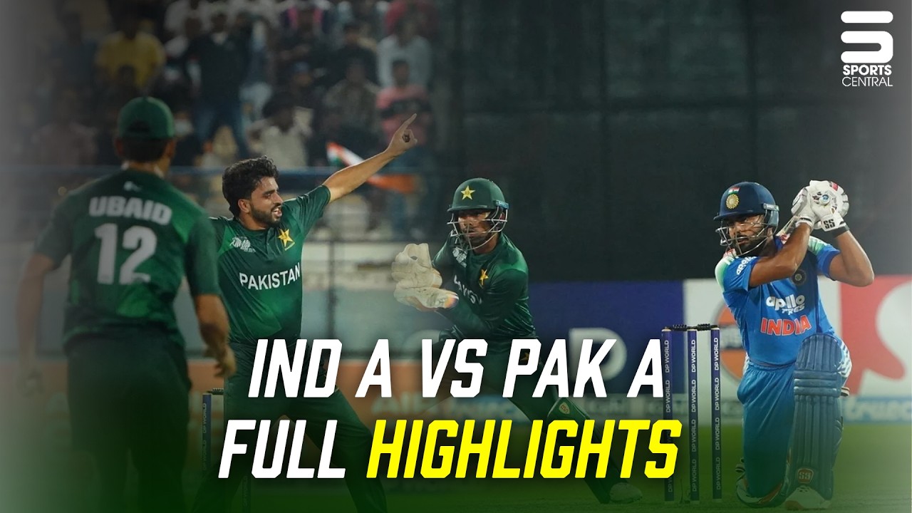 Full Highlights | India A vs Pakistan A | Match 06 | Asia Cup Rising ...