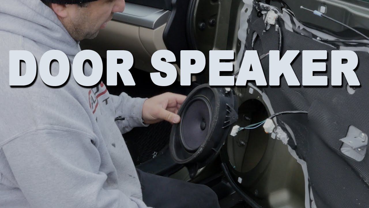 How to Remove and Replace a Passenger Door Speaker 2017 Subaru