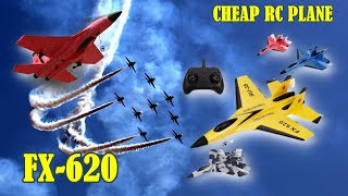 FX620 SU-35 Cheap 2 Channel RC Jet Fighter Plane Review 🛩