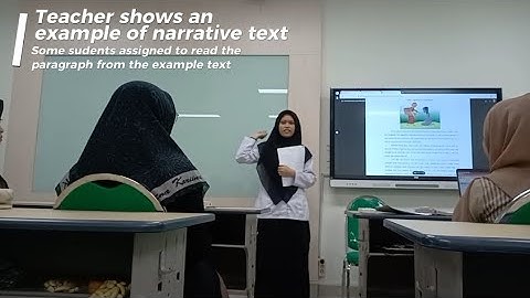 TEACHING PRACTICE Of MICROTEACHING | Narrative Text for Second Grade of Senior High School |
