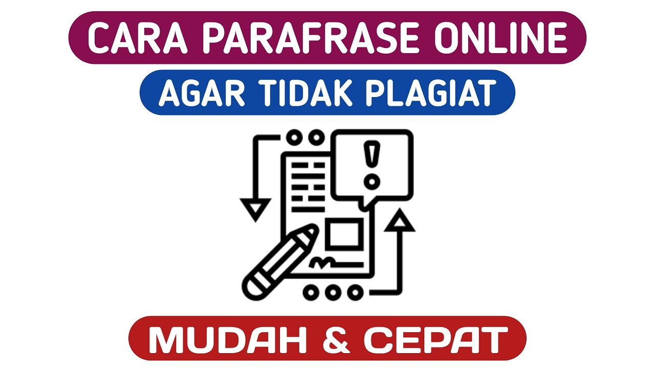 Cara parafrase agar tidak plagiat gratis