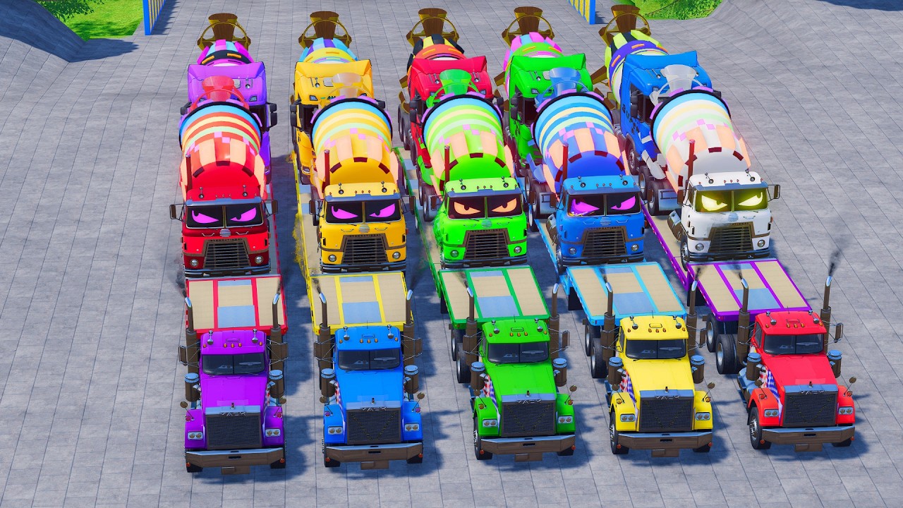 Transporting American Giant Trucks on a Crazy Mission! 🚛  Farming Simulator 22 #161