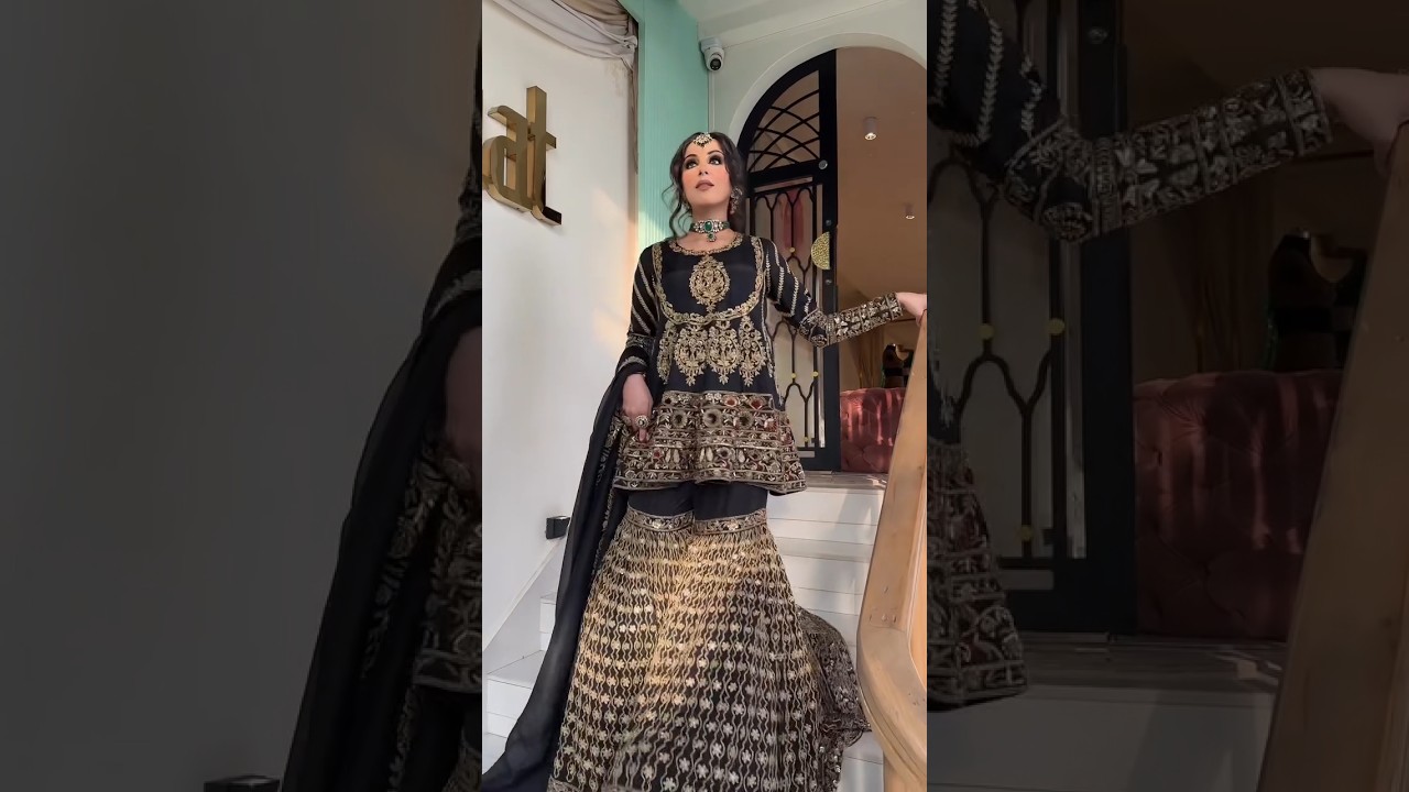 Discover stunning Gararas and Shararas, beautifully designed by Aanchal Sawhney from Kaynaat✨✨