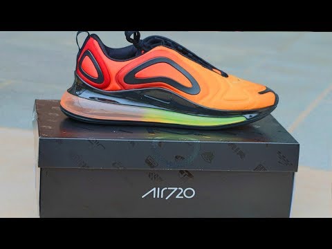 Nike Air Max 720 Sunrise On Feet Review - YouTube
