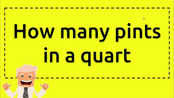 how many pints in a quart