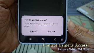 How to Enable or Disable Camera Access for Apps (Samsung Galaxy S26 Ultra) screenshot 1