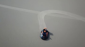 Awesome Drone Footage - HOVERCRAFTS ON THE SOLWAY FIRTH?! (2018)