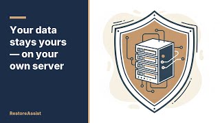 Your Data On Your Server: Your data stays yours — secure, isolated, on your server | RestoreAssist screenshot 5