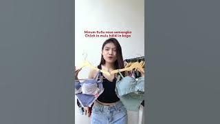 Bra set beha pakaian dalam wanita premium push up bra berkawat tanpa kawat lingeriq