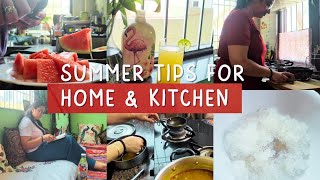 Smart Homemaking Tips to make SUMMER EASIER || My Summer Routine as a homemaker || Indian Homes 🏡