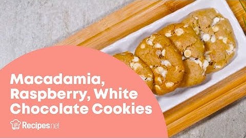 Macadamia Raspberry White Chocolate Cookies - EASY & ADDICTIVE Cookie Snack | Recipes.net