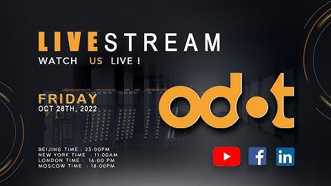 ODOT AUTOMATION live stream (part one)