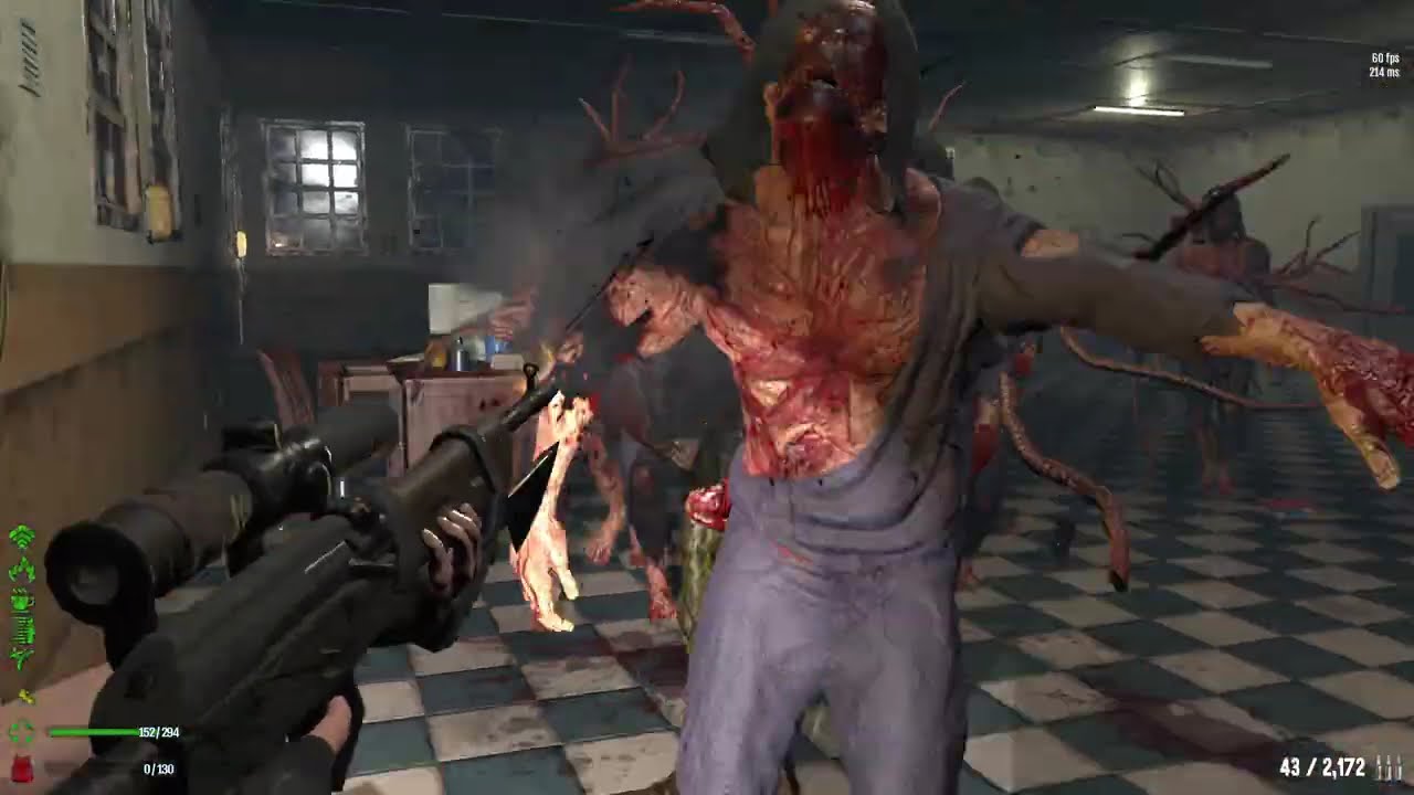 Dead Frontier 2: Ravenwall Hospital boss room (full) solo with STH