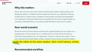 Brand Mention Monitoring With CAPTCHA Handling