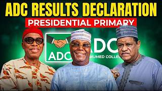 Breaking: Atiku Finally Wins ADC Presidential Primaries! Begs Amaechi Forgiveness