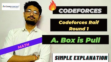A. Box is Pull |  Codeforces Raif Round 1 | CODEFORCES