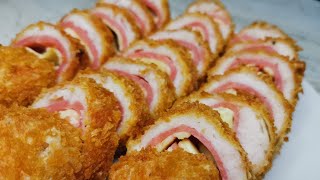 CHICKEN CORDON BLEU RECIPE! NO OVEN!! AMY GUEVARRA