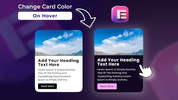🔥 How to Easily Change Card Color on Hover in Elementor (Quick Tutorial!)