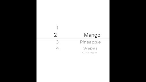 IOS: Use UIPickerView to create Picker in Swift language