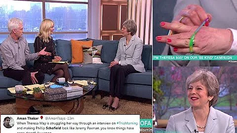 Theresa May says she likes being PM on This Morning