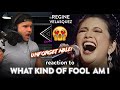 Regine Velasquez Reaction What Kind of Fool Am I (EMOTIONALLY SHOOK!)  | Dereck Reacts