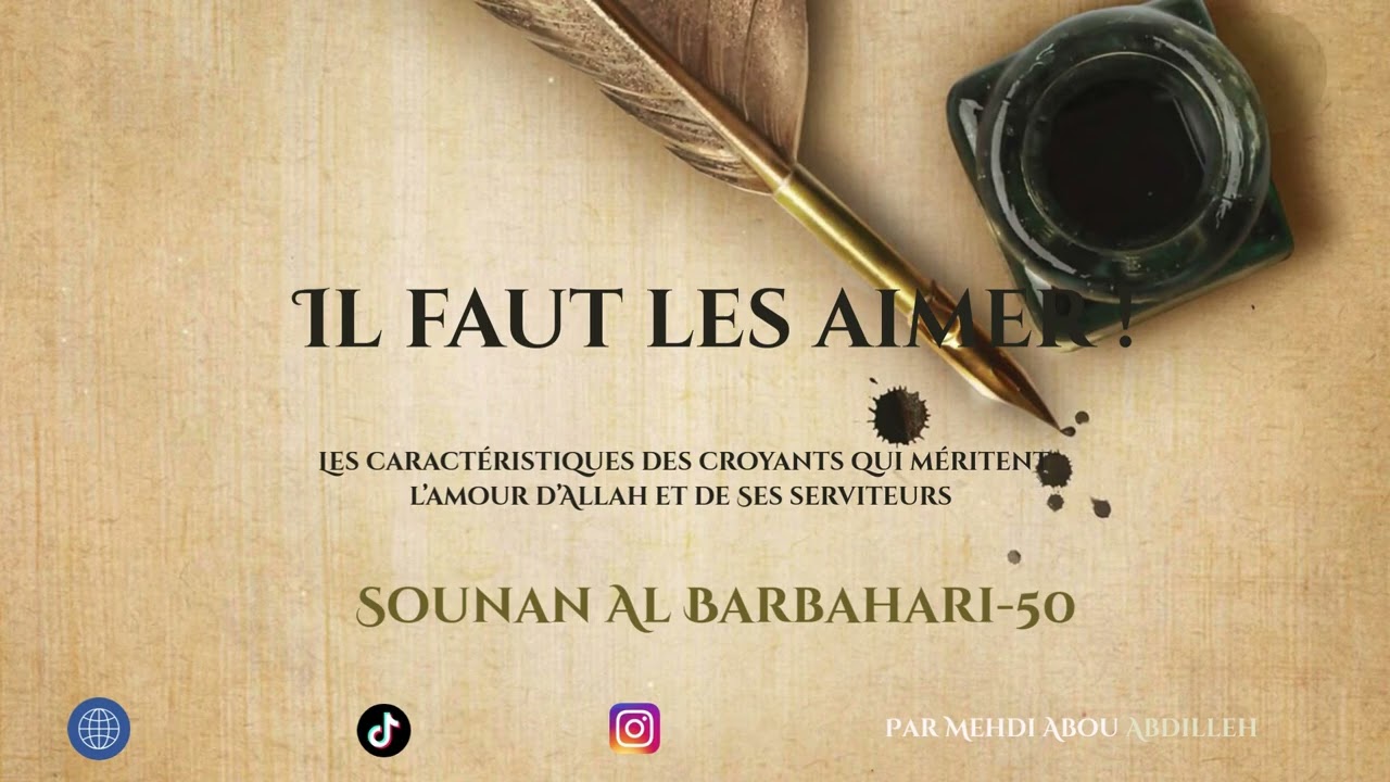 Il faut les aimer !