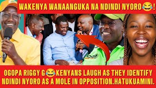 OGOPA WAKENYA😂🔥KENYANS ASKS NDINDI NYORO DIRECTLY IF HE IS A MOLE IN OPPOSITION AND AN INTEL TO RUTO
