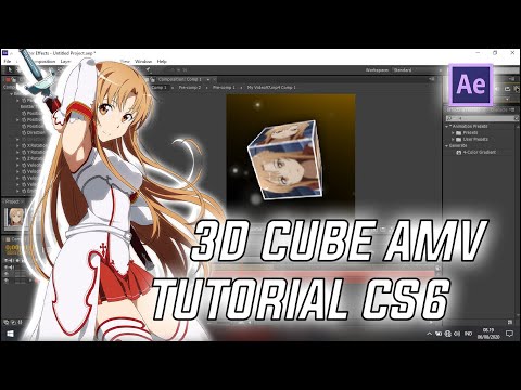 3D CUBE AMV TUTORIAL - AFTER EFFECT CS6