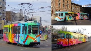 Graffiti pe tramvai, ediția a doua - Tramvaiul #418 în circulație