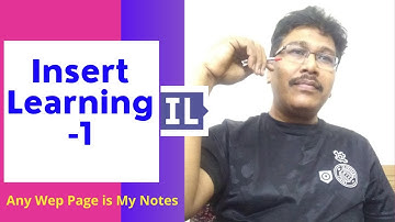 Insert Learning | Any Web Page is Now Your Notes for Your Class