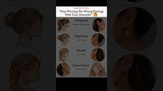 Best Earrings for Every Hairstyle 💫| Ponytail, Bun, Braid & Open Hair Guide #EarringsGuide #OOTD