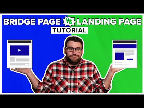 Affiliate Marketing Websites - Bridge Page vs Landing Page - Affiliate Marketing Tutorial
