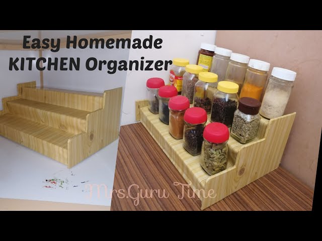 DIY Spice Jar Storage - Dream Green DIY