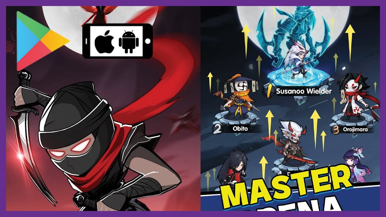 Геймплей Clicker Ninja Idle Adventure — Android и ios без комментариев