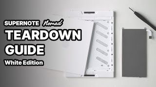 Battery, Motherboard & microSD Card Replacement Guide | Supernote Nomad White Edition