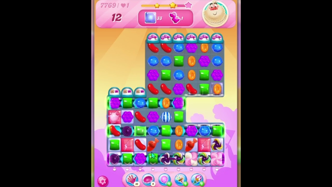 Candy Crush Saga, уровень 7769 | Без бустеров
