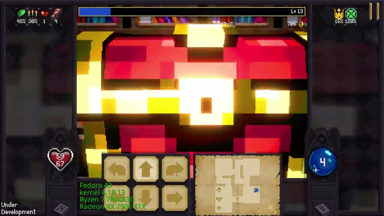 Vampire Crawlers - Demo Game play #pcgaming #linuxgaming