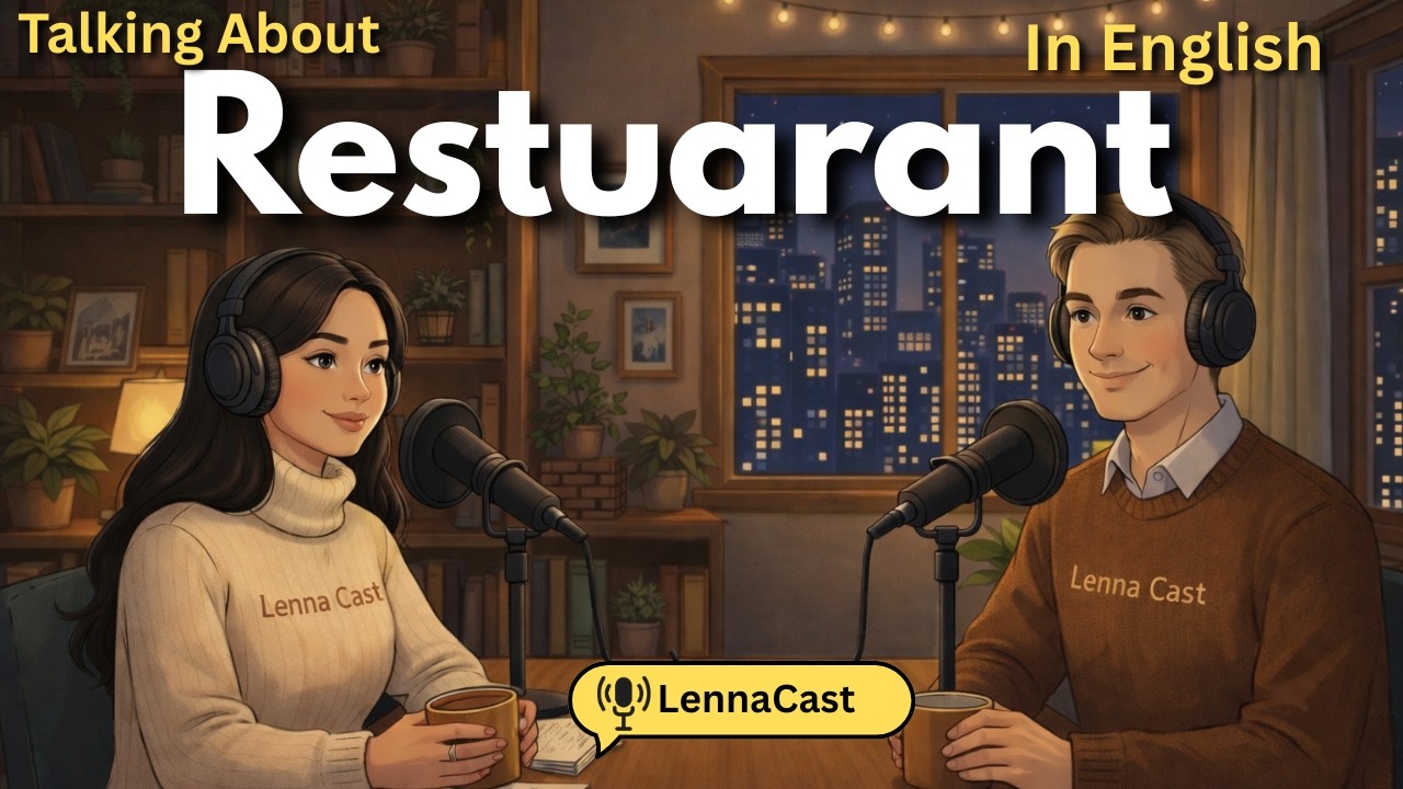 How to Talk About Restaurant in English | Real Life English Conversation | English Podcast