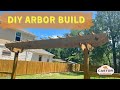 How to build a DIY Arbor for your Fence Gate!
