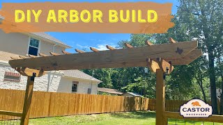 How to build a DIY Arbor for your Fence Gate