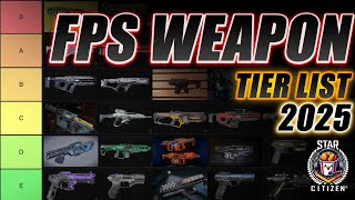 2025 FPS Weapons Tier List - Star Citizen 4.3.2