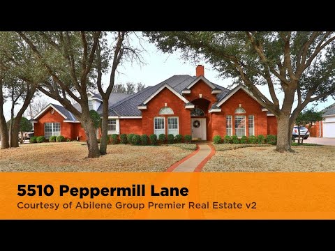 5510 Peppermill Lane, Abilene, TX home video tour
