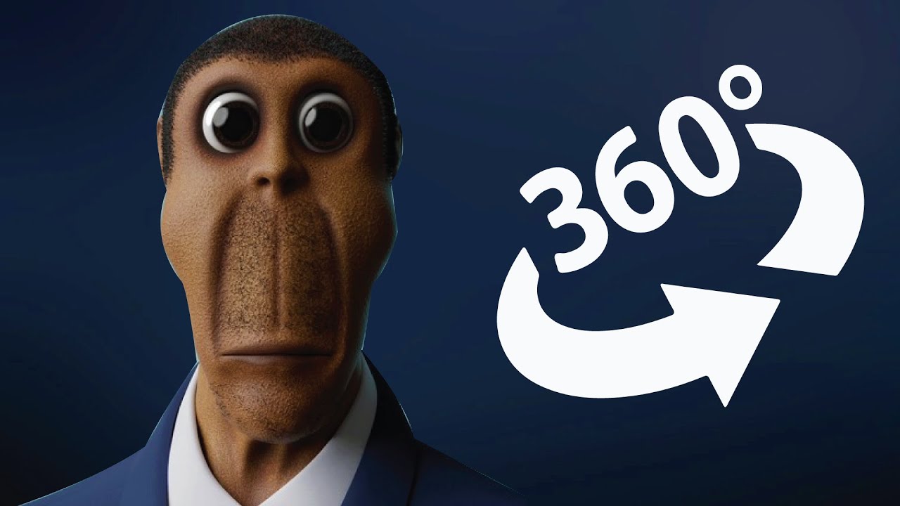 VR 360 FNF Obunga chase you in real life poppy playtime | 360 Huggy wuggy cinema | VR 360