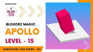 Bloxorz Magic - APOLLO Level - 15 | Bloxorz - Block And Hole | Gameplay | Walkthrough | Dilava Tech screenshot 5