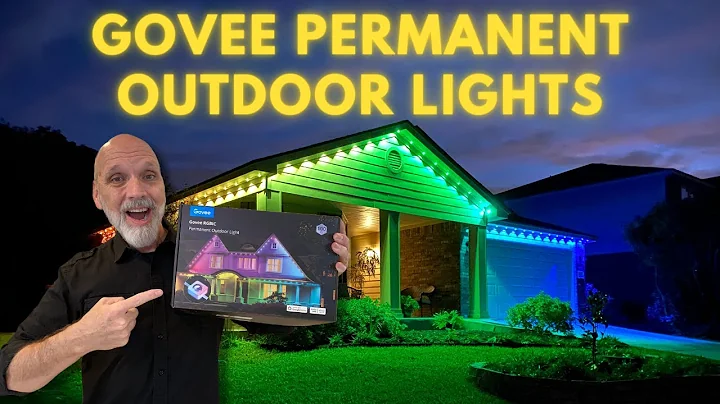 Complete Govee Permanent Outdoor Lights Unboxing, Install, and Demo