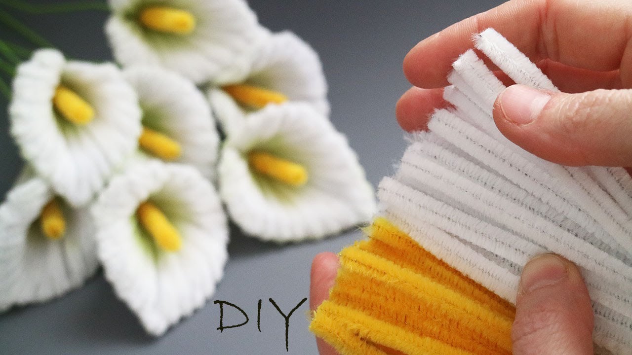 💗ВОСТОРГ💗 Каллы из СИНЕЛЬНОЙ ПРОВОЛОКИ 💗 Цветы