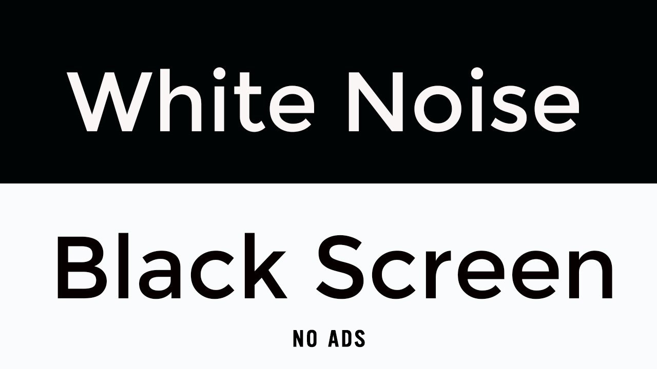 White Noise Black Screen No Ads | 10 Hours White Noise for Focus, Meditation and Sleeping